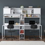Hanah Home Escritorio de Estudio Blanco 210 cm